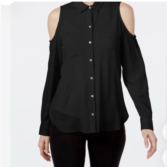 Calvin Klein Open Shoulder Top - Picture 1 of 1
